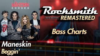 Maneskin  Beggin  Rocksmith® 2014 Edition  Bass Chart [upl. by Iran]