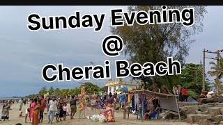 Sunday Evening  Cherai Beach prithvi vlogs1961 [upl. by Naaman]