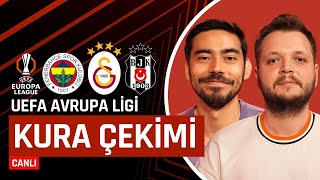 Fenerbahçe Galatasaray ve Beşiktaşın Rakipleri Belli Oldu  Avrupa Ligi Kura Çekimi Canlı Yayın [upl. by Frankhouse]