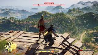 The most satisfying Spartan kick you will see  Assassins creed Odyssey [upl. by Conway]