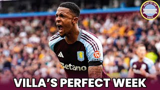 Our PERFECT week in the UCL amp Premier League  Aston Villa 31 Wolves  The Villa Filler Podcast [upl. by Marala]