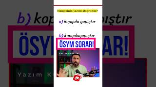 1 NETLİK YAZIM KURALI 2025 ÖSYM SORAR [upl. by Marlen]