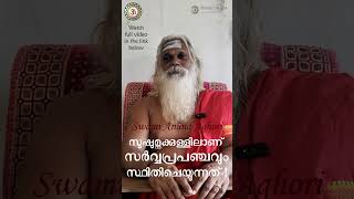 സുഷുമ്നക്കുള്ളിലാണ് സർവ്വപ്രപഞ്ചവും സ്ഥിതിചെയ്യുന്നത്  swamianandaghori ananddham aghori guru [upl. by Harding]