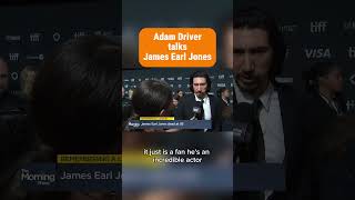 Adam Driver talks legendary actor James Earl Jones tms starwars [upl. by Eelarak]