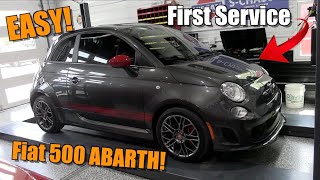 My 2015 Fiat 500 ABARTH Gets Its First Big Service [upl. by Bryanty]