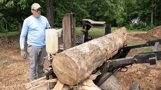 Can It Split Large Logs Halverson HWP100 [upl. by Lenora604]