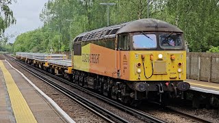 56094 screams through Hildenborough on 6Y86 [upl. by Ladnik]