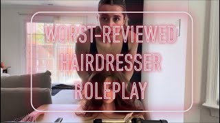 ASMR Roleplay Request  WorstReviewed Hairdresser Soft Spoken [upl. by Ause]