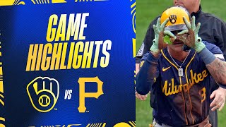 Brewers vs Pirates Game Highlights 92624  MLB Highlights [upl. by Afrika]