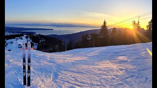 A Date with Maverick  Night Skiing on Grouse Mountain Vancouver [upl. by Lorenzo]