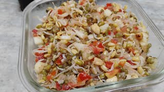 Healthy and delicious breakfast  Sprouts Recipe for weight loss  Eat it regularly to lose weight [upl. by Aeresed]