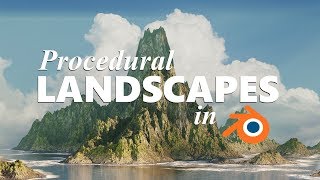 Procedural Landscapes in Blender 280 [upl. by Arabelle]