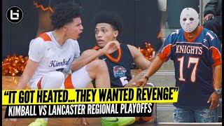 THIS GAME GOT HEATED Winner Goes To State Kimball VS Lancaster Regional Playoffs [upl. by Acemaj]