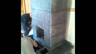 Greenstone Masonry Heater Installation [upl. by Nare]