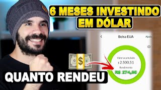 Investindo em dólar  Quanto rendeu [upl. by Penhall507]