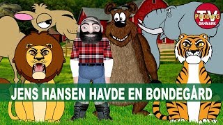 Jens Hansen havde en bondegård og meget mere  Danske børnesange [upl. by Merfe]