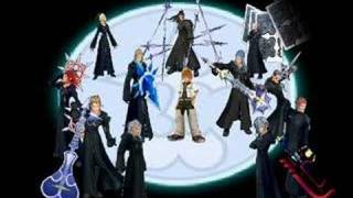 Kingdom Hearts II Music  VS Organization XIII [upl. by Joashus]