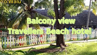 BBALCONY VIEW OF TRAVELLERS BEACH HOTEL amp CLUB BAMBURI MOMBASA KENYA Staycation Vlog Dec 2024 [upl. by Yancey]