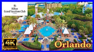 HILTON GRAND VACATIONS AT SEAWORLD  ORLANDO  2 BEDROOM TOUR  4k Orlando Hilton SeaWorld [upl. by Iny]