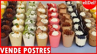 10 POSTRES Con 3 Ingredientes Sin HORNO para VENDER postres Muy RENTABLES [upl. by Kcired983]