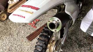 Honda Crf150f With and Without Spark Arrestor [upl. by Artimas]