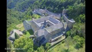 Abbaye de Bonneval Aveyron by Drone Aventure [upl. by Adnohrahs]