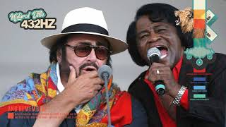 James Brown ft Luciano Pavarotti  Its a Mans Mans Mans World  432hz [upl. by Choong]