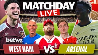 West Ham vs Arsenal  Match Day Live [upl. by Jahdol434]