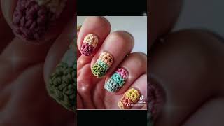 Nail arts crochet ideas crochet diy youtubeshorts [upl. by Hashimoto]