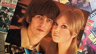 ♫ George Harrison with his new wife the model Pattie Boyd 1966 [upl. by Innis232]