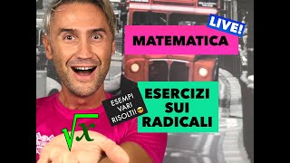 MATEMATICA RADICALI radicali esercizi proprietà dei radicali radicali espressioni [upl. by Assirek]