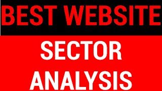 Best Website for Sector Analysis  HINDI [upl. by Okiman]