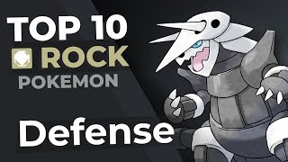 Top 10 Rock Pokemon  Highest Defense [upl. by Rhodie538]