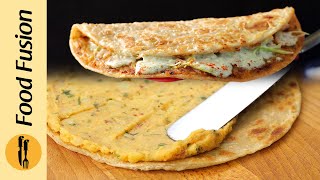 New Paratha Aloo Wrap  Breakfast  Sehri special Recipe by Food Fusion [upl. by Eelhsa]