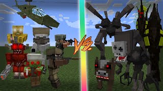 Every parasites Scape and Run Parasites MOD VS 3 All Wyrms of Nyrus MOD in MINECRAFT 1vs3 mc [upl. by Cannice]