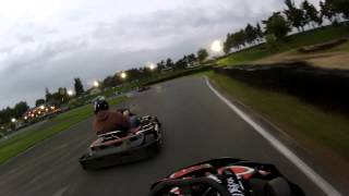 Gokart onboard Overtaking on Odenwaldring Schaafheim Germany European kart circuits [upl. by Venetia]