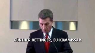 Oettinger spricht wieder Englisch [upl. by Atteroc782]