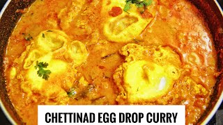 Chettinad Style Egg Drop Curry  Egg Gravy  For Chapathi and Rice [upl. by Einnos461]