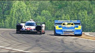 Porsche 919 EVO vs Porsche 91730 Spyder  Spa [upl. by Ahsela]