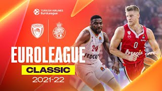 DEFENSIVE Dominance  Olympiacos  AS Monaco  EUROLEAGUE CLASSIC GAMES 202122 [upl. by Halfon]