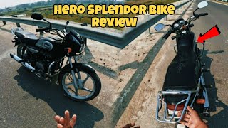 Hero Splendor bike Review 😲 [upl. by Trillby]