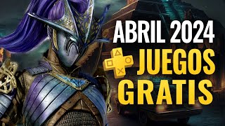 LOS JUEGOS GRATIS ABRIL 2024 PLAYSTATION PLUS PS4 amp PS5 [upl. by Kellyn]