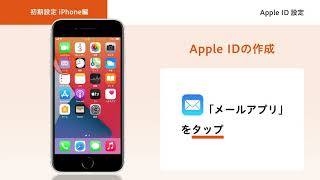 【オンライン スマホ活用講座】初期設定iPhone編 Apple ID設定 [upl. by Ahsieyt]