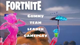 NEW Fortnite gummy Team leader skin gameplay [upl. by Phippen507]