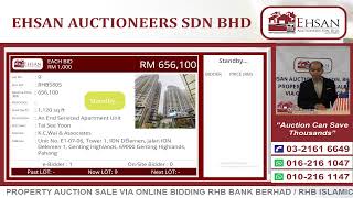 PROPERTY AUCTION SALE VIA ONLINE BIDDING RHB BANK BERHAD  RHB ISLAMIC BANK BERHAD [upl. by Normi]