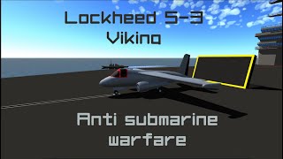 Simpleplanes Anti Submarine Warfare with Lockheed S3 Viking and Douglas A1 Skyraider [upl. by Alphard]