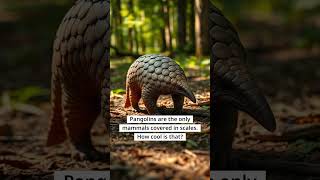 The Fascinating World of Pangolins shorts [upl. by Yatnoed]