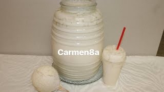 Agua Fresca de Horchata con Coco para Negocio [upl. by Dnomra]