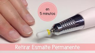 Retirar Esmalte Permanente con Torno en 5 minutos  Tutorial Paso a Paso [upl. by Jacobs]