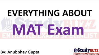 All about MAT 2024 amp Best colleges  Exam pattern Top MAT colleges Important topics MAT syllabus [upl. by Ylicec]